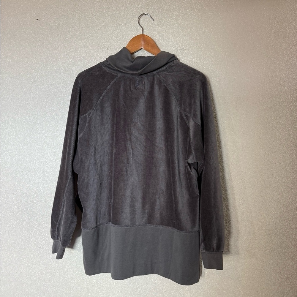 Free People Movement Last Chance Velour Pullover Sweater Xs F16 View 3